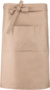 Stredne dlhá barová zástera - Kariban, farba - beige, veľkosť - Onesize