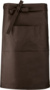 Stredne dlhá barová zástera - Kariban, farba - chocolate, veľkosť - Onesize
