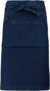 Stredne dlhá barová zástera - Kariban, farba - denim, veľkosť - Onesize