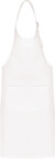 Detská zástera s náprsenkou - Kariban, farba - white, veľkosť - Onesize