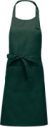 Somelierska zástera s náprsenkou - Kariban, farba - bottle green, veľkosť - Onesize
