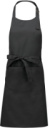Somelierska zástera s náprsenkou - Kariban, farba - dark grey, veľkosť - Onesize