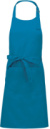 Somelierska zástera s náprsenkou - Kariban, farba - tropical blue, veľkosť - Onesize