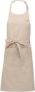 Somelierska zástera s náprsenkou - Kariban, farba - angora, veľkosť - Onesize