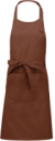 Somelierska zástera s náprsenkou - Kariban, farba - cacao, veľkosť - Onesize