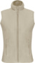 Dámska mikroflísová vesta "Melodie" - Kariban, farba - beige, veľkosť - 3XL