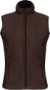 Dámska mikroflísová vesta "Melodie" - Kariban, farba - chocolate, veľkosť - 3XL