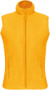 Dámska mikroflísová vesta "Melodie" - Kariban, farba - yellow, veľkosť - L