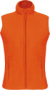 Dámska mikroflísová vesta "Melodie" - Kariban, farba - orange, veľkosť - XL