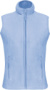Dámska mikroflísová vesta "Melodie" - Kariban, farba - sky blue, veľkosť - XXL