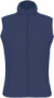 Dámska mikroflísová vesta "Melodie" - Kariban, farba - deep blue, veľkosť - 4XL