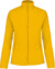 Dámska mikroflísová bunda "Maureen" - Kariban, farba - yellow, veľkosť - XXL