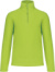 Mikroflísová mikina so štvrtinovým zipsom "Enzo" - Kariban, farba - lime, veľkosť - 4XL