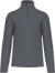 Mikroflísová mikina so štvrtinovým zipsom "Enzo" - Kariban, farba - convoy grey, veľkosť - 3XL