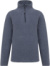 Mikroflísová mikina so štvrtinovým zipsom "Enzo" - Kariban, farba - french navy heather, veľkosť - 3XL
