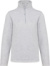 Mikroflísová mikina so štvrtinovým zipsom "Enzo" - Kariban, farba - ash heather, veľkosť - XXL