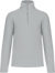 Mikroflísová mikina so štvrtinovým zipsom "Enzo" - Kariban, farba - snow grey, veľkosť - 3XL