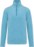 Mikroflísová mikina so štvrtinovým zipsom "Enzo" - Kariban, farba - cloudy blue heather, veľkosť - 4XL
