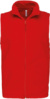 Mikrofleecová vesta "Luca" - Kariban, farba - red, veľkosť - M