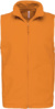 Mikrofleecová vesta "Luca" - Kariban, farba - orange, veľkosť - L