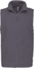 Mikrofleecová vesta "Luca" - Kariban, farba - convoy grey, veľkosť - XL