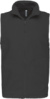 Mikrofleecová vesta "Luca" - Kariban, farba - dark grey, veľkosť - M