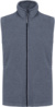 Mikrofleecová vesta "Luca" - Kariban, farba - french navy heather, veľkosť - 4XL