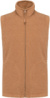 Mikrofleecová vesta "Luca" - Kariban, farba - camel heather, veľkosť - XXL