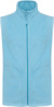 Mikrofleecová vesta "Luca" - Kariban, farba - cloudy blue heather, veľkosť - 4XL
