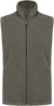Mikrofleecová vesta "Luca" - Kariban, farba - green marble heather, veľkosť - XL