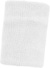 Extra široký froté potítko na zápästie - Kariban, farba - white, veľkosť - Onesize