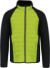 Športová hybridná strečová bunda - Kariban, farba - lime/black, veľkosť - XL