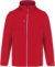 3-vrstvová softshellová bunda s odopínateľnými rukávmi - Kariban, farba - sporty red, veľkosť - 5XL