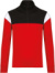 Tréningová mikina so zapínaním na 1/4 zips - Kariban, farba - sporty red/black, veľkosť - XL