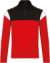 Detská tréningová mikina so zapínaním na 1/4 zips - Kariban, farba - sporty red/black, veľkosť - 10/12