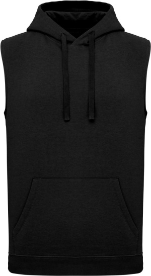 Unisex mikina s kapucňou bez rukávov