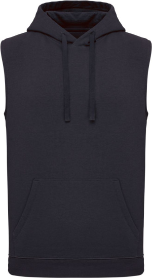 Unisex mikina s kapucňou bez rukávov