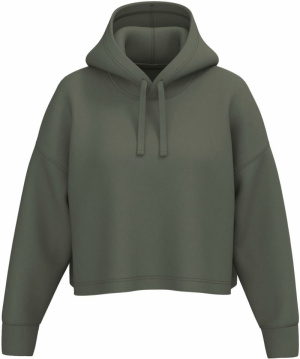 Dámska crop mikina s kapucňou