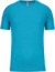 Pánske športové tričko - Kariban, farba - light turquoise, veľkosť - M