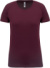 Dámske športové tričko - Kariban, farba - wine, veľkosť - XXL
