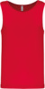 Pánske športové tielko - Kariban, farba - red, veľkosť - XXL