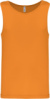 Pánske športové tielko - Kariban, farba - orange, veľkosť - XS