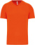 Pánske športové tričko s výstrihom do V - Kariban, farba - fluorescent orange, veľkosť - M