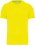 Pánske športové tričko s výstrihom do V - Kariban, farba - fluorescent yellow, veľkosť - XL
