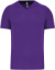 Pánske športové tričko s výstrihom do V - Kariban, farba - violet, veľkosť - XS