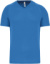 Pánske športové tričko s výstrihom do V - Kariban, farba - aqua blue, veľkosť - 3XL