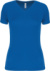 Dámske športové tričko s V-výstrihom - Kariban, farba - sporty royal blue, veľkosť - M