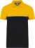 Pracovné polo tričko z piké materiálu - Kariban, farba - black/yellow, veľkosť - XXL