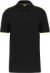 Pánske pracovné pique polo tričko "Day-to-Day" - Kariban, farba - black/yellow, veľkosť - L