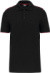 Pánske pracovné pique polo tričko "Day-to-Day" - Kariban, farba - black/red, veľkosť - M